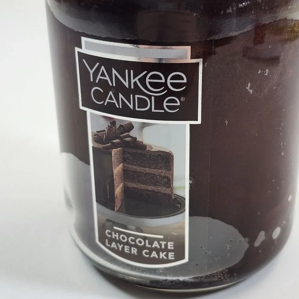 Yankee Candle Chocolate Layer  Cake Large Jar 22oz Scented NEW USA Aroma